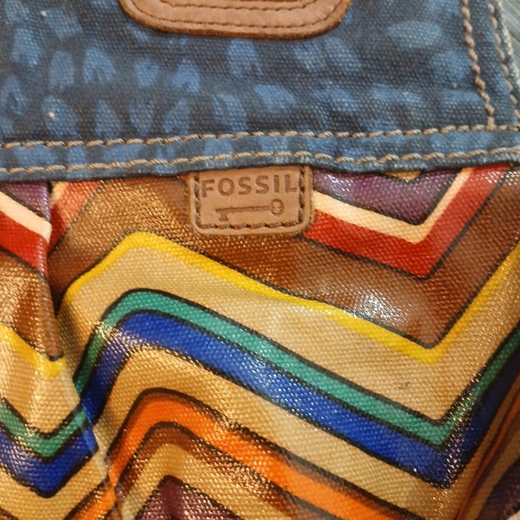 3 Fossil Key-Per Shoulder Bags Purses - Picture 13 of 16